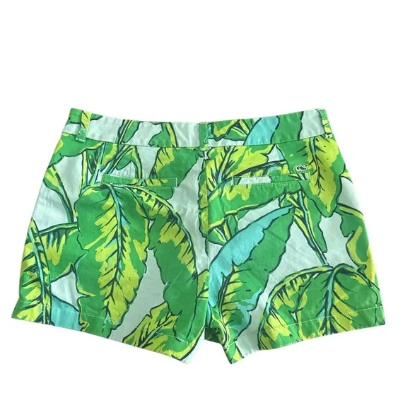 Vineyard Vines Green and Blue Women's Shorts - Picture 2 of 3